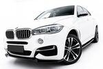 JEU DE BAS DE CAISSE (RAJOUTS EN ABS) BMW X6 F16 PACK M (2014/2019)