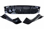 SPLITTER CENTRAL DE PARE CHOC ARRIERE + SPLITTERS LATERAUX LOOK DIFFUSEUR MERCEDES GLC COUPE C254 AMG LINE OU 43AMG PHASE 1 (06-2022+)