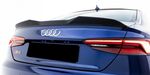 EXTENSION DE BECQUET DE COFFRE AUDI A5 /S5 / S LINE COUPE F5 OU SPORTBACK F5  TYPE"3D GLOSS BLACK" (2017/2024)