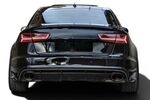 DIFFUSEUR DE PARE CHOC ARRIERE EN PU-RIM LOOK RS6 AVEC EMBOUTS POUR AUDI A6 4G S LINE OU S6 PHASE 2 (10-2014/2019)