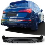 DIFFUSEUR DE PARE CHOC ARRIERE AVEC EMBOUTS POUR AUDI Q5 S LINE FY SUV PHASE 1 (2017/02-2021)