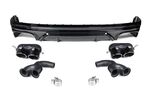 DIFFUSEUR DE PARE CHOC ARRIERE AVEC EMBOUTS POUR AUDI Q5 S LINE FY SUV PHASE 1 (2017/02-2021)