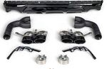 DIFFUSEUR DE PARE CHOC ARRIERE EN ABS AVEC EMBOUTS D'ECHAPPEMENTS TYPE DUAL LOOK SQ7 POUR  AUDI Q7 4M STANDARD PHASE 2 (2020+)