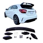 BECQUET DE TOIT MERCEDES CLASSE A W176 LOOK A45 AMG PIANO BLACK FINISH (2012/2018)