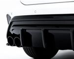 DIFFUSEUR DE PARE CHOC ARRIERE AUDI A3 8Y SLINE SPORTBACK PHASE 2 + EMBOUTS D'ECHAPPEMENT FACTICES LOOK S3 (2024+)