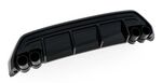 DIFFUSEUR DE PARE CHOC ARRIERE AUDI A3 8Y SLINE SPORTBACK PHASE 2 + EMBOUTS D'ECHAPPEMENT FACTICES LOOK S3 (2024+)
