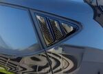 PRISES D'AIR DE VITRES ARRIERES TYPE "LOUVERS"  SEAT LEON 5F 5 PORTES "PIANO BLACK" (2012/2020)