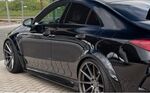 JEU DE BAS DE CAISSE (RAJOUTS EN ABS) MERCEDES CLA W118/X118 35AMG OU 45AMG "CUPWINGS" (2019/2025)