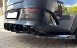 DIFFUSEUR ARRIERE (RAJOUT CENTRAL) MERCEDES CLA W118/X118 35AMG OU 45AMG DTM LOOK (2019/2025)