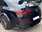 SPLITTERS INFERIEURS DE PARE CHOC ARRIERE MERCEDES CLA W118/X118 35AMG OU 45AMG ING LINE "CUPWINGS" (2019/2025)