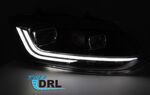 PHARES A LEDS FULL LEDS "REAL DRL" REDLINE VW POLO 6R/6C  (avec vrais feux de jour et clignotants à leds) AVEC FONCTION DTS -DYNAMIC TURN SYSTEM-(2009/03-2017)