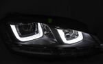 PHARES A LEDS  "REAL DRL" VW GOLF VII PHASE 1  (avec vrais feux de jour et clignotants DTS -Dynamic turn system-) REDLINE OU SILVER LINE (2012/02-2017)