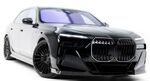 LAME DE PARE CHOC AVANT EN CARBONE BMW SERIE 7 G70 PACK M PHASE 1 (2022/2026)