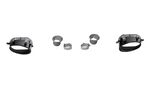 DIFFUSEUR DE PARE CHOC ARRIERE EN PU-RIM/ABS POUR AUDI A4 B9 8W STANDARD PHASE 1 AVEC EMBOUTS D'ECHAPPEMENT LOOK RS4 - SAUF S LINE ET S4/RS4 - (08-2015/04-2019)