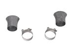 DIFFUSEUR DE PARE CHOC ARRIERE EN PU-RIM/ABS POUR AUDI A4 B9 8W STANDARD PHASE 1 AVEC EMBOUTS D'ECHAPPEMENT LOOK RS4 - SAUF S LINE ET S4/RS4 - (08-2015/04-2019)