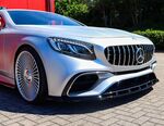 LAME DE PARE CHOC AVANT  MERCEDES CLASSE S W221 AMG LINE / S63AMG PHASE 2 OU COUPE C217 AMG LINE / S63AMG PHASE 2 "ING LINE"  (2009/2013)