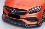 LAME DE PARE CHOC AVANT MERCEDES CLASSE A W176 45 AMG OU CLA W117 45 AMG PHASE 2 CS STYLE (10-2015/2018) OU MERCEDES CLASSE A W176 45 AMG PACK PERFORMANCE OU CLA W117 45 AMG PACK PERFORMANCE PHASE 2 (10-2015/2018)