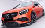 LAME DE PARE CHOC AVANT MERCEDES CLASSE A W176 45 AMG OU CLA W117 45 AMG PHASE 2 CS STYLE (10-2015/2018) OU MERCEDES CLASSE A W176 45 AMG PACK PERFORMANCE OU CLA W117 45 AMG PACK PERFORMANCE PHASE 2 (10-2015/2018)