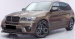 LAME DE PARE CHOC AVANT BMW X5 E70 PACK M PHASE 2 CS STYLE "CUP" (2019/2013)