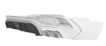 DIFFUSEUR ARRIERE (RAJOUT CENTRAL) AUDI A5 F5 SPORTBACK STANDARD PHASE 1 CUP" CS STYLE (2016/2019)