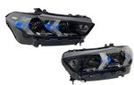 PHARES A LEDS "TUBE LIGHT 3D "REAL DRL CONVERSION EN FULL LEDS " POUR BMW X5 G05 PHASE 1 (2018/2023) X6 G06 PHASE 1 (2018/2023)