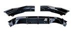 SPLITTER CENTRAL ET SPLITTERS LATERAUX DE PARE CHOC ARRIERE MAZDA MX5 (ND) GEN IV (2014+)