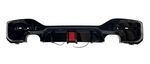 DIFFUSEUR DE PARE CHOC ARRIERE PIANO BLACK OU CARBONE LOOK AVEC FEU STOP A LEDS BMW SERIE 1 F20/F21 LCI M 135I / M140I "DUAL" (04-2015/2019)