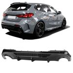 DIFFUSEUR ARRIÈRE BMW SERIE 1 F40 PACK M PIANO BLACK "GCPA DESIGN" (2019/2024)