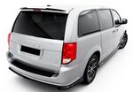 LAME DE PARE CHOC ARRIERE DODGE GRAND CARAVAN MK5 PHASE 2  "DTM LOOK" (2010/2020)