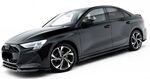 JEU DE BAS DE CAISSE (RAJOUTS EN ABS) AUDI A3 8Y LIMOUSINE SEDAN STANDARD PHASE 2 (2024+)