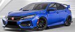 LAME DE PARE CHOC AVANT HONDA CIVIC FK8 TYPE R "CUP" CS STYLE (2017+)