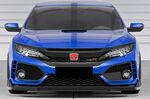 LAME DE PARE CHOC AVANT HONDA CIVIC FK8 TYPE R "CUP" CS STYLE (2017+)