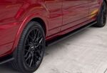 JEU DE BAS DE CAISSE (RAJOUTS EN ABS) FORD TRANSIT MK7 PHASE 2 VERSION L3 PIANO BLACK FINISH (2019/2023)