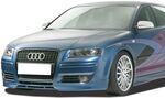 LAME DE PARE CHOC AVANT AUDI A3 8P PHASE 1 3 PORTES RD LINE (2003/05-2005) OU A3 8P PHASE 2 3 PORTES/SPORTBACK RD LINE (05-2005/05-2008)