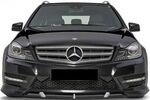 LAME DE PARE CHOC AVANT MERCEDES CLASSE C W204/S204/204T PHASE 2 FINITION AMG LINE CS STYLE (03-2011/06-2015)