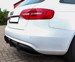 DIFFUSEUR ARRIERE (RAJOUT CENTRAL) AUDI A4 B8 STANDARD "OEM" PHASE 2 DTM LOOK "ING LINE" (11-2011/2015)