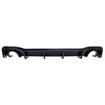 DIFFUSEUR DE PARE CHOC ARRIÈRE VW GOLF VIII GTI PHASE 1 PIANO BLACK FINISH EUROLINE  (2020+)
