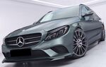 LAME DE PARE CHOC AVANT MERCEDES CLASSE C W205 PHASE 2 STANDARD "CUP" CS STYLE (03-2018/2021)