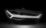PHARES A LEDS TUBE LIGHT FULL LEDS  "REAL DRL" AUDI A6 4G PHASE 2 avec feux de jour et clignotants DTS -DYNAMIC TURN SIGNAL - V2 (10-2014/2018)