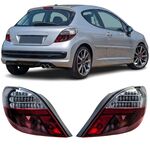 FEUX A LEDS PEUGEOT 207 FIRST SMOKE RED (2006/06-2009)