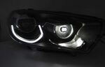 PHARES A LEDS "FULL LEDS" VW SCIROCCO PHASE 1 AVEC FONCTION DTS -CLIGNOTANTS DEFILANTS- (avec vrais feux de jour et clignotants standard) (2008/04-2014)