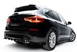 SPLITTER CENTRAL DE PARE CHOC ARRIERE BMW X3 G01 STANDARD PHASE 1 "DTM LOOK" V2 (2018/07-2021)