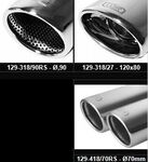 SILENCIEUX ARRIERE ACIER/INOX TYPE DUPLEX VW GOLF VI 1,4 1,4 TSI 2,0 TDi (2008/2012)