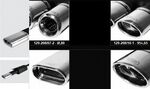 SILENCIEUX ARRIERE ACIER/INOX VW BORA OU GOLF IV VARIANT 1,4i 1,6i 1,8i 20V 1,8T 1,9 SDi 1,9 TDi 2,0i (1999/2006)