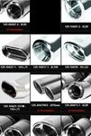 SILENCIEUX ARRIERE ACIER/INOX VW GOLF IV 1,4i 1,6i 1,8i 20V 1,8T 1,9 SDi 1,9 TDi 2,0i (1998/2004)