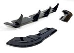 DIFFUSEUR ARRIERE (RAJOUT CENTRAL) ET SPLITTERS LATERAUX  MERCEDES CLASSE A W176 AMG PHASE 2 EUROLINE (2016/2018)