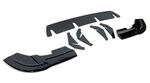DIFFUSEUR ARRIERE (RAJOUT CENTRAL) ET SPLITTERS LATERAUX  MERCEDES CLASSE A W176 AMG PHASE 2 EUROLINE (2016/2018)