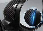COQUES DE RETROS CARBONE "HORN SHAPE" FORD FIESTA MK8 (2017/2023) FORD PUMA SUV (2019/2024)