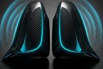 COQUES DE RETROS CARBONE "HORN SHAPE" FORD FIESTA MK8 (2017/2023) FORD PUMA SUV (2019/2024)