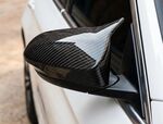 COQUES DE RETROS CARBONE "HORN SHAPE" FORD FIESTA MK8 (2017/2023) FORD PUMA SUV (2019/2024)